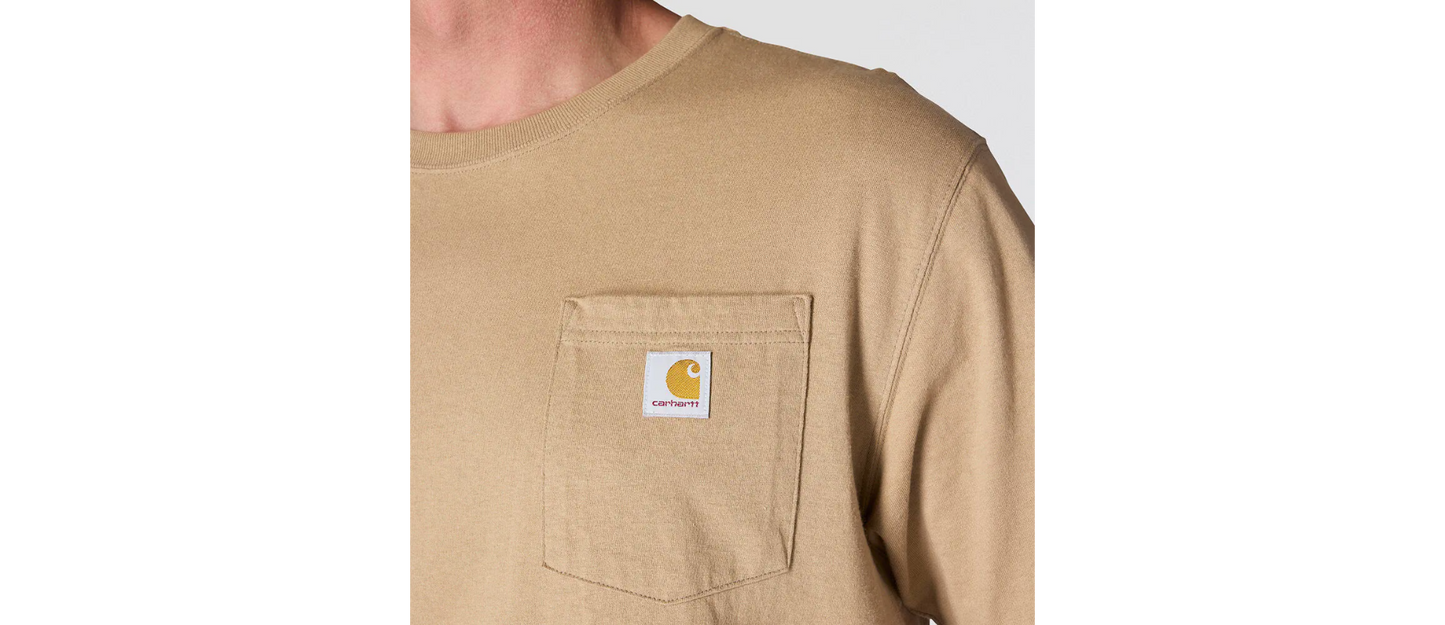 Loose Fit Heavyweight Short-Sleeve Pocket T-Shirt -K87