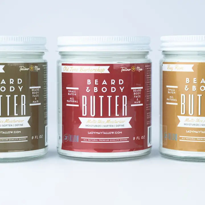 All-Natural Tallow Beard, Hair & Scalp Butter