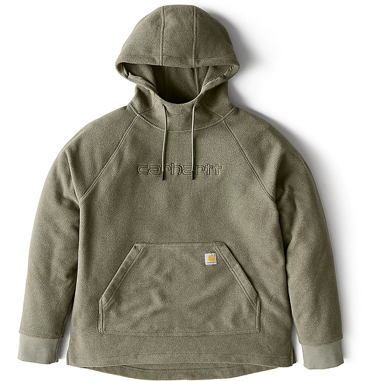 Dusty Olive Heather Women's Carhartt Force® Force Oversized-Fit Fleece Hooded Sweatshirt 107142