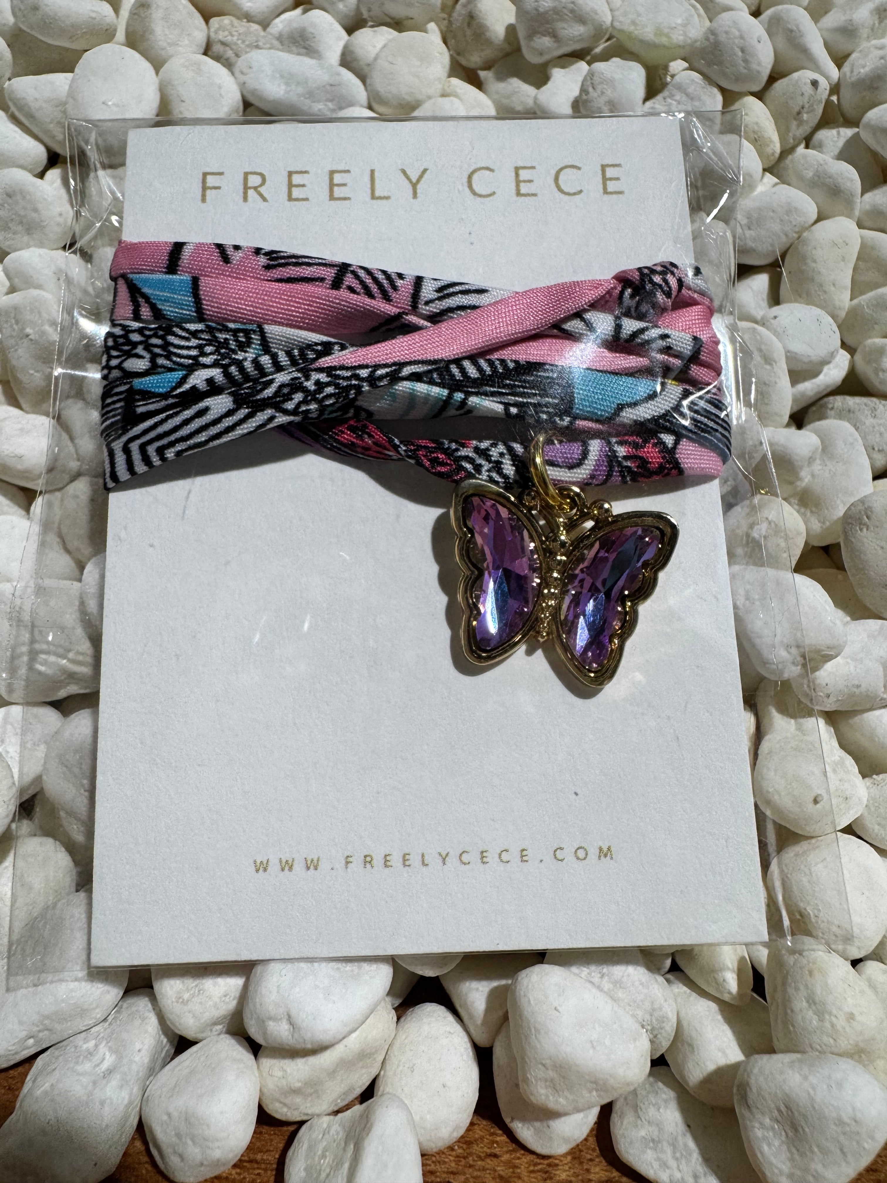 Multicolor Summer Silk Cord Charm Wrap Necklace Bracelet