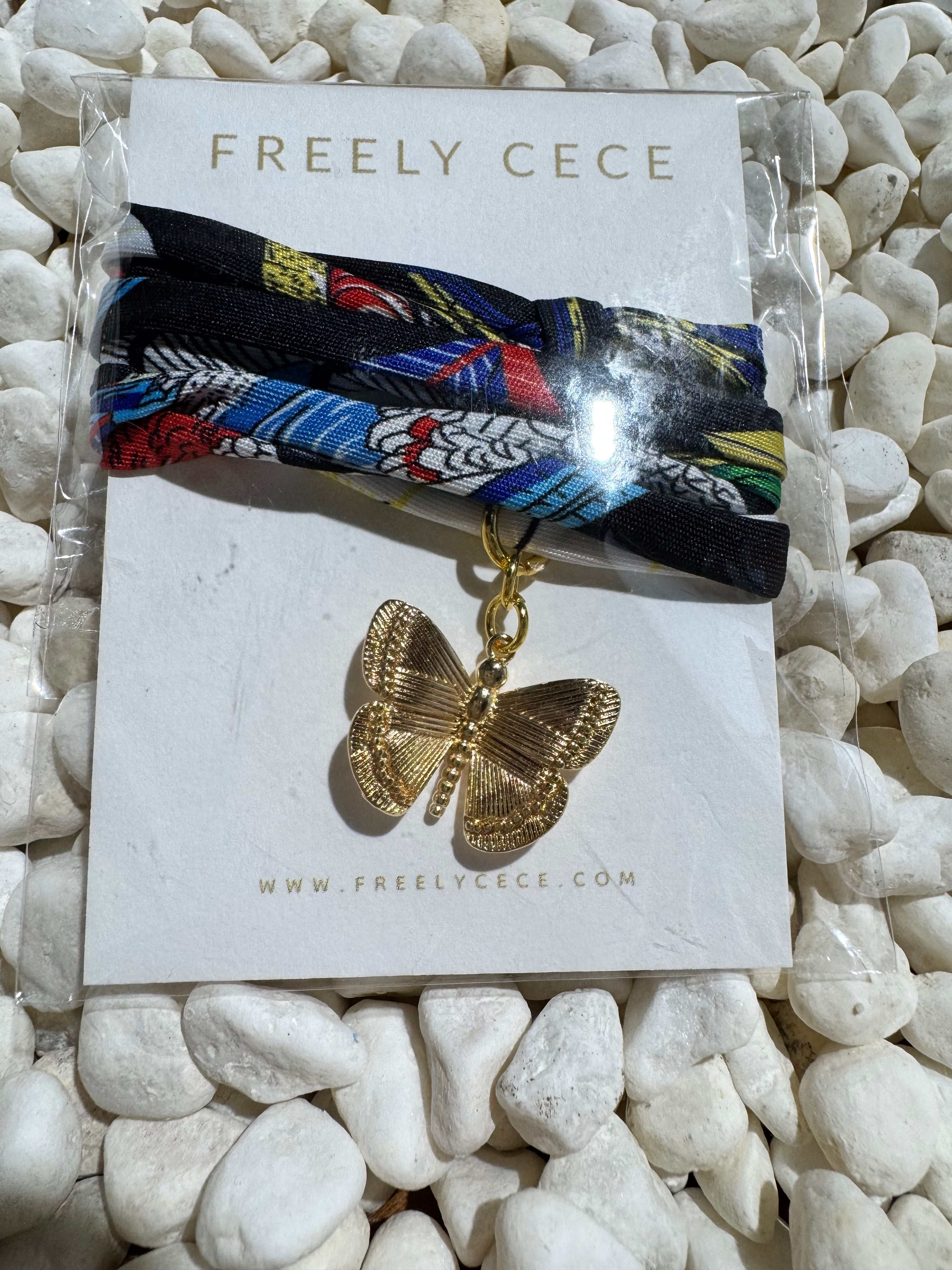 Multicolor Summer Silk Cord Charm Wrap Necklace Bracelet