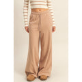Trendy Cotton Wide Leg Pants