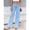 Elastic Wide Leg Jeans