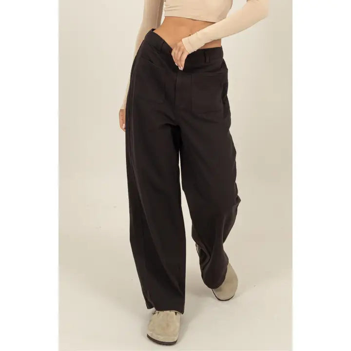 High Waist Wide Leg Pant