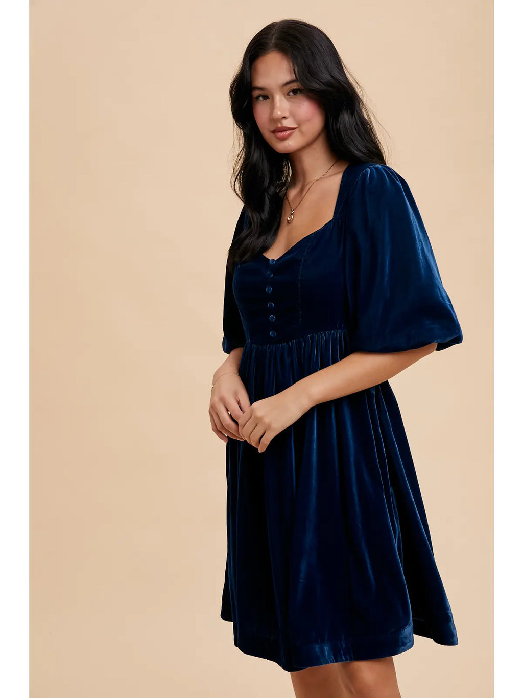 Sweetheart Velvet Mini Dress