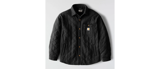 Rain Defender Loose Fit Heavyweight Quilted Snap Front Shirt Jac 107270